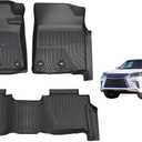 GXARTS Floor Mats Compatible with Lexus LX570 2008-2021 8-Seat