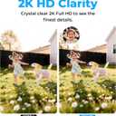 Light Bulb Security Camera Outdoor, 2K 5GHz & 2.4GHz WiFi Bulb Cameras for Home Security, 360 PTZ Wireless Cam with AI Human Detection, Color Night Vision, 2-Way Talk, Screw-in Light Socket