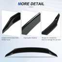 Rear Spoiler Wing Compatible with Honda Civic Sedan 2016-2021 10th Gen | Trunk Spoiler Wing Trunk Tail Rear Trunk Lid,Glossy Black,for Honda Civic 4-Door Sedan Accessories,Duckbill Spoiler