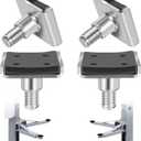 4 Pack Truck Adapter for 2 Post Lift, Hot Dipped Galvanized Steel Lift Pads for Auto/Car/Vehicle, Auto Lift Spin-Up Frame Adapter, Truck Adapter Kit