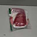 Unique Elf Christmas Tree Topper - Lighted Gnome with Red Sequin Hat, Sitting on Tree Topper for Christmas Decorations, Home Office, Party, Table, Shelf