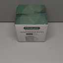 FOCUSLINE 100 Count 6 Inch Clear Plastic Plates, Disposable Heavy Duty Salad Dessert Plates- Premium Hard Plastic Plate Fancy Disposable Clear Plate for Weddings, Parties and Events