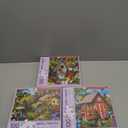 Bits and Pieces 100 Piece Puzzles for Adults - Alan Giana 3-Pack - 100 Extra Large Pieces 15" x 19" Jigsaw Puzzles, Beautiful Birdhouses, No 2 Pieces Alike