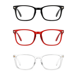 CCVOO Reading Glasses for Women/Men, Eyeglasses, Blue Light Readers for Women/Men, Computer Eye Glasses, Cheaters (Black,Red,Clear)