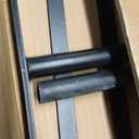 Hidden Floating Shelf Bracket 46 inch Heavy Duty Floating Shelf 2PCS Thickened Solid Steel Hardware for Hidden Wall Shelves Support Kitchen/Living Room/Office (6 inch Rods)