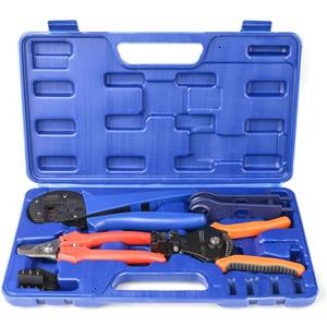 iCrimp Solar Crimping Tool Kit for Solar Panel Installation, All in One Solar Tool Set with Solar Crimper, Wire Cutter, Wire Stripper and Solar Connector Spanners
