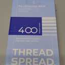 THREAD SPREAD 100% Cotton Pillow Cases Queen Size Set of 2 - Luxury 400 Thread Count Queen Pillow Cases (Ivory), Soft Cooling Breathable Hotel Quality Cotton Pillowcases, Fits Standard Pillows