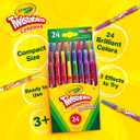 Crayola Twistables Crayons for Kids (24ct) School Supplies for Toddlers, Less Mess Coloring, Gifts for Boys & Girls, Ages 3, 4, 5