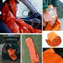 9 x Sleeping Bags, Portable Sleeping Bag Waterproof Blanket for Camping Hiking and Other Outdoor Activities, Orange