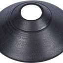 Oatey 14136 Rain Collar 1.5"-3" No-Calk Roof Flashing, Black