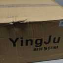 YingJu Tiffany Lamp,Yellow Stained Glass VintageTable Lamp,12X12X19 Inches Baroque Style Desk Lamp for Bedroom,Living Room,Home Office (Including LED Bulbs)