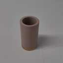 Matani Bamboo Toothbrush Holder Diatomite Tooth Brush Organizer - Storage Stand for Small Bathroom & Counter - Removable Base & Drain Holes, Water-Absorbent & Quick-Drying, (Brown)