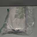 MIULEE 80" Long Scalloped Shower Curtain Linen Textured with 12 Metal Hooks Cute Extra Long Heavy Duty Washable Waterproof Cloth Shower Curtains with Black Border for Bathroom Hotel Bathtub,Beige (Cream)