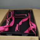 Dance Bag with Garment Rack and Curtain, 23'' Dance Competition Bag with Garment Rack & Wheels, Rolling Dance Bag for Girls, Suitcase for Dancer Cheerleader Little Princess(Black)