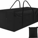 Patio Cushion Storage Bag,Outdoor Cushion Storage Bag,Waterproof storage bag with zipper and handle,Used for outdoor cushion storage and home storage. 68in L x 30in W x 20in H