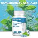 2 x Remineralizing Gum, Hydroxyapatite Gum, 90 Pieces, Xylitol Gum, Good for Teeth Remineralization, Sugar-Free Mint Chewing Gum with Xylitol, Two pills after meals to freshen breath and clean teeth (90 Count (Pack of 1))