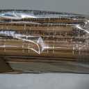 LazBlinds No Drill Cordless Bamboo Roman Shades, 32.5" W × 72" H, Brown