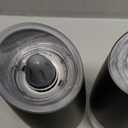 CIRCLE JOY Gravity Electric Salt and Pepper Grinder Set Automatic Salt and Pepper Grinder Set with LED Light, Battery Operated, Adjustable Coarseness, Large Capacity, for Home Kitchen BBQ