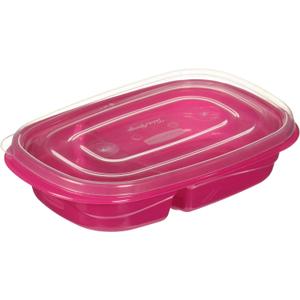 Rubbermaid TakeAlongs Sandwich Food Storage Containers, 3.7 Cup