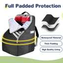 360Thick Padded Car Seat Travel Bag for Airplane,Waterproof Car Seat Bags for Air Travel,Heavy Duty Carseat Backpack for Nuna Graco Diono Clek Cosco & Base 18.5"X18.5"X29"