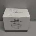 VASG Advanced Cordless Heated Lunch Box for Adults, XXL 5.1-Cup Electric Lunch Box with 360 Surround Rapid Heating, 12000mAh Portable Food Warmer with Timer, LCD Display for Office, Car & Outdoors (Black)