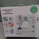 Upgraded Beginner Sewing Machine Portable Sewing Machine with 16 Stitch Modes, Dual Needle & Adjustable Speed Lightweight Design, Foot Pedal Ideal for Adults, Home DIY & Crafts (16 Stitch)