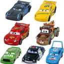 7PCS Car Toys 2 3 Cruz Sheriff The King Jackson Car Diecast Toy Set for Kids Boys