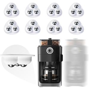 Appliance Casters - Furniture Sliders & Appliance Rollers for Kitchen, Coffee Machine, Blender, Oven - Helps Mom or Wife Easily Solve Countertop Sliding (White, 8pcs)