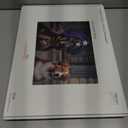 Glass Mouse Pad Micro Etched Surface and Whole Silicone Base,Improved Precision and Speed,Durable, Easy to Clean, Suitable for Gaming and Office Use (Keep Watch-16 * 12'')