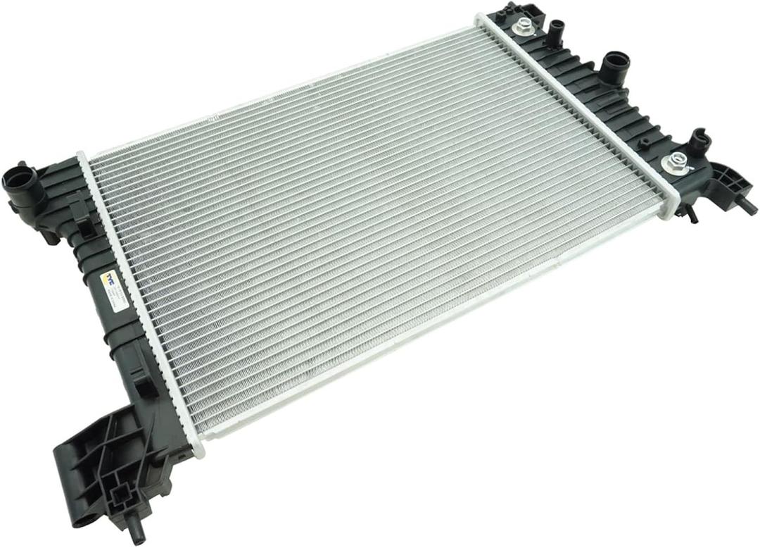 TRQ Radiator Assembly Aluminum Core Compatible with 12-18 Chevrolet Sonic CU13247 GM3010546