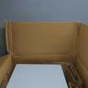 Nightstand with Drawers, Large Fluted Night Stand, End Table for Living Room, Mid Century Modern Bedside Table for Bedroom (11-White Stripe, 2 Drawers)