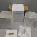 Beautiful Potato and Onion Storage Container Set - Perfectly Sized Spacious Canisters For Your Kitchen Counter Or Pantry - Quality Food Safe Metal Bins Keep Your Produce/Vegetables Fresh Longer (Cream)