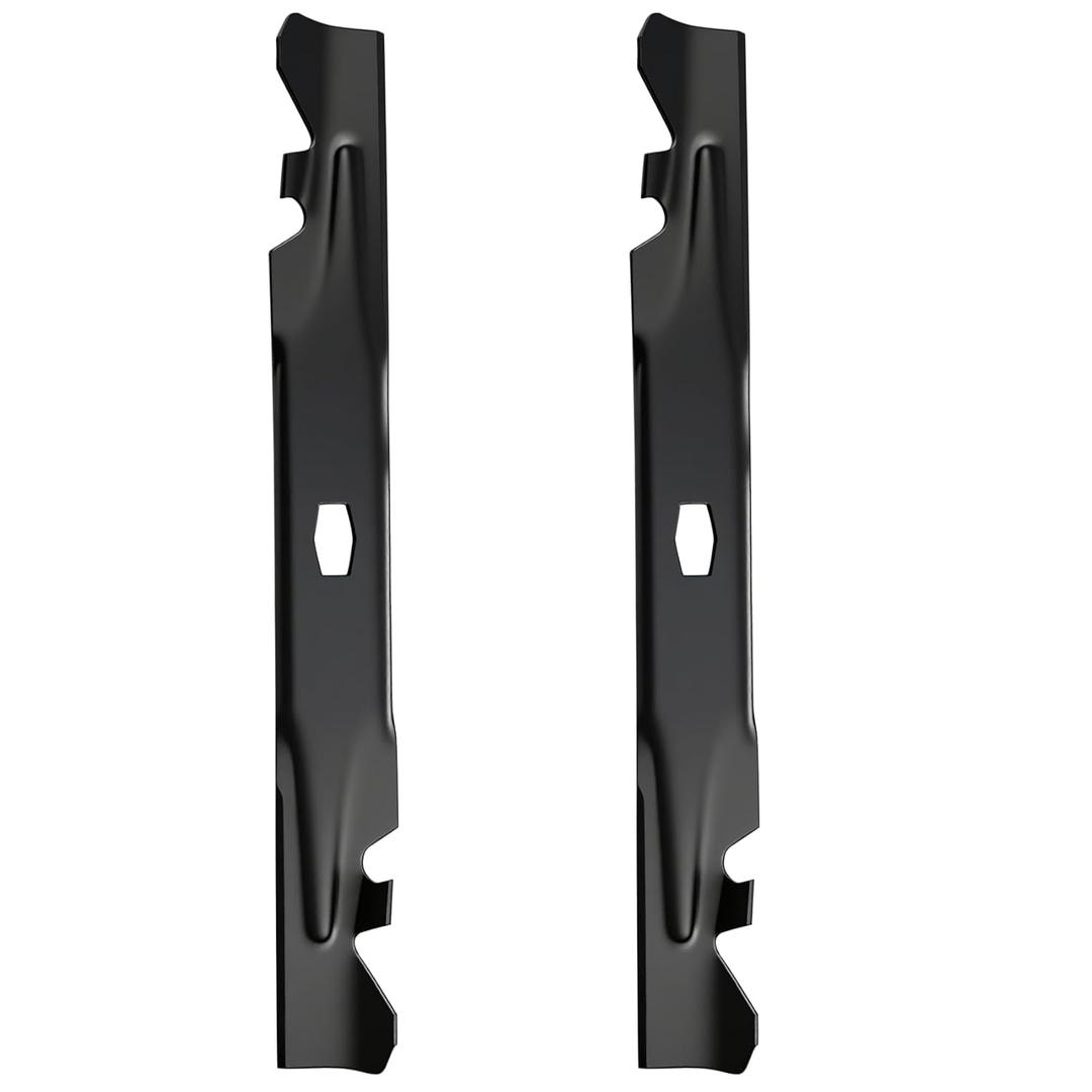 490-110-C203 742P05510-X Mulching Blades 46 inch Set Replacement for 74205510X, 742-05510-X, 742P05510X, 742P05510-X, 46" Decks Compatible with Bolens, Cub Cadet, TroyBilt, Craftsmann. -2 Pack.
