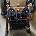 Super Lightweight Transport Wheelchair, Upgraded Adjustable Backrest Lightweight Wheelchair, Foldable Wheelchairs with Telescopic Handle, Backpacks,Travel Bags, Inflatable Seat Cushions