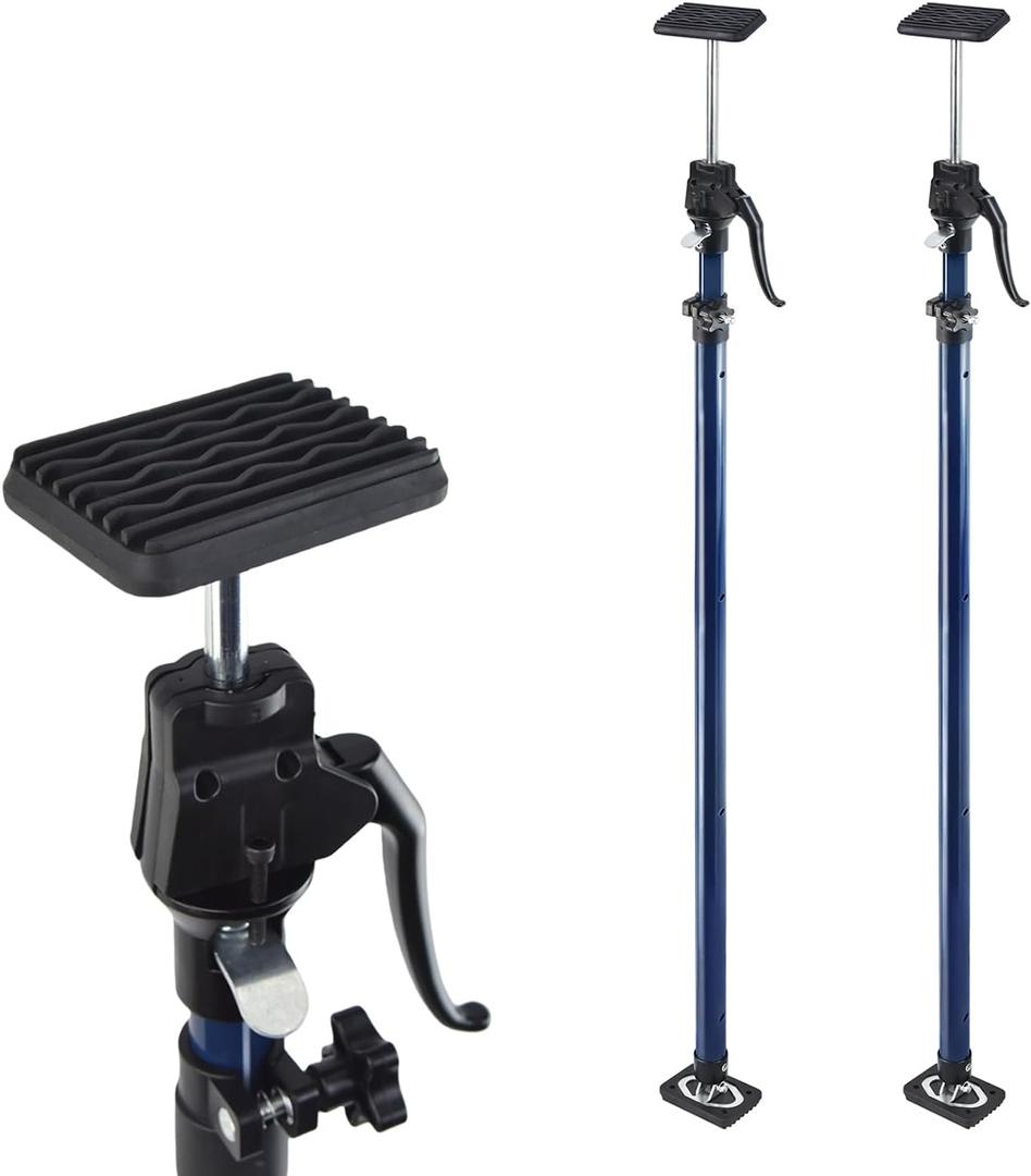 FEIRONG Cabinet Jacks for Installing Cabinets, Third Hand Tool 49-114 Inches Pole Jack Telescopic Support Rod, Bearing 154 LBS, 2PCS