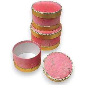 Expo International Value Pack of 6 Cosmopolitan Round Pink / 6 pc. Set Gift Box