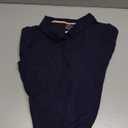 French Toast Girls' Ruffle Pique Polo Dress (10-12, Navy)