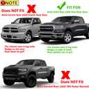 Mud Flaps for 2019 2020 2021 2022 2023 2024 RAM 1500 New Body Style/Not for 2025+/for Non-Classic Model/Only Fits with OEM Fender Flares/Not for TRX Rebel Warlock/Mudflaps Splash Guards for Trucks