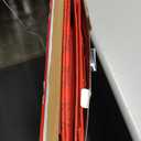 Simplify 96 Ornament Storage Box | Dimensions: 37.5"x 19"x 17.75" | Holds 96 Ornaments | Stackable | Easy Carry Handles | Red | Christmas Storage