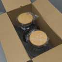 Buaic 2 PACK Glass Pitcher with Lid, 68 oz/ 2 Liter Classic Vertical Stripes Water Pitcher with Bamboo Lids,Glass Water Carafe for Cold Brew, Coffee, Lemonade, Iced Sun Tea,Beverage,Milk (Clear)