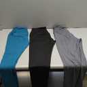 SINOPHANT 3 Pack Leggings for Women - High Waisted Buttery Soft Yoga Pants for Workout Athletic Sports (Large-X-Large, Black/Grey/Teal)