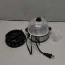 Elite Gourmet EGC648 Easy Electric Poacher, Omelet Eggs & Soft, Medium, Hard-Boiled Egg Boiler Cooker with Auto Shut-Off and Buzzer, Measuring Cup Included, BPA Free, Stainless Steel 7 Egg