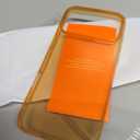 TORRAS for iPhone 17 Pro Max Case Crystal Orange, [Anti-Yellowing][Military-Grade Protection], Ultra Slim Anti-Scratch Back, Soft Bumper, Non-Slip Protective Phone Cover, Orange 6.9"