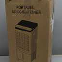 3-IN-1 Portable Air Conditioners, Evaporative Air Cooler w/Remote & 3 Speeds, Windowless Air Conditioner, 2 Gal Tank & 4 Ice Packs for 45H Cooling, Quiet Portable AC for Room Bedroom Office