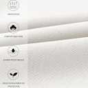 Rdruko Men's Lightweight Casual Pants Slim Fit Cotton Linen Pants Elastic Waist Summer Beach Pants with Pockets (White, L)