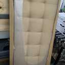 Modway Lily Tufted Linen Fabric Upholstered Queen Headboard in Beige