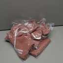 6 Pack 10Ft Dusty Rose Chiffon Table Runner 29x120 Inches Sheer Fabric Table Runner Romantic Wedding Runner for Thanksgiving Christmas Bridal Shower Decorations Dusty Rose