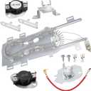 Dryer Heating Element Kit Compatible With Maytag MED3500FW0 MEDB200VQ0 MED5500FW0 MED4200BW0 MED5500FC0 MED6000AW0 MEDB400VQ0 MEDB400VQ1 MED8200FC0 MED3000BW0 MED4000BW0