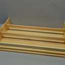 Shelves for Wall, Burlywood Nursery Book Shelves 23 x 4.5 x 4 inch, 3 Pcs
