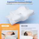 Ultra Pain Relief Cooling Pillow for Neck Support, Adjustable Cervical Pillow Cozy Sleeping, Odorless Ergonomic Contour Memory Foam Pillows, Orthopedic Bed Pillow for Side Back Stomach Sleeper